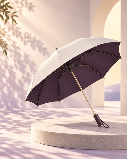 Uvenoria Solara – Elegant Double-Layer Sun Umbrella