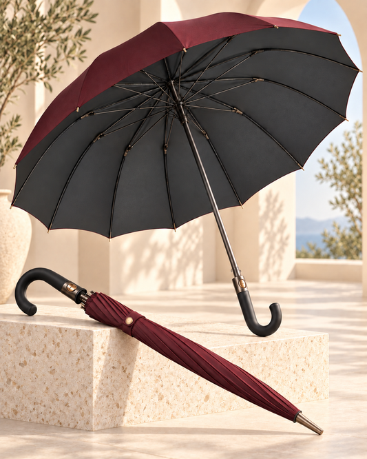 Uvenoria StormShield Long – Reinforced Automatic Long-Handle Umbrella