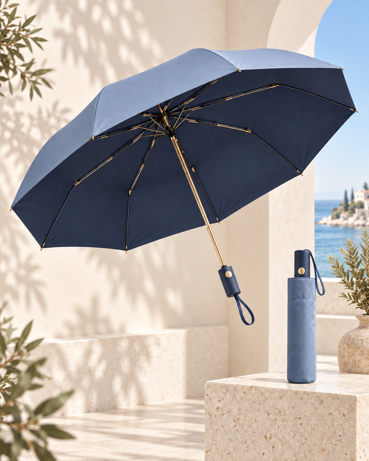 Uvenoria AuraWide Metro – Wide-Coverage Automatic Folding Sun Umbrella