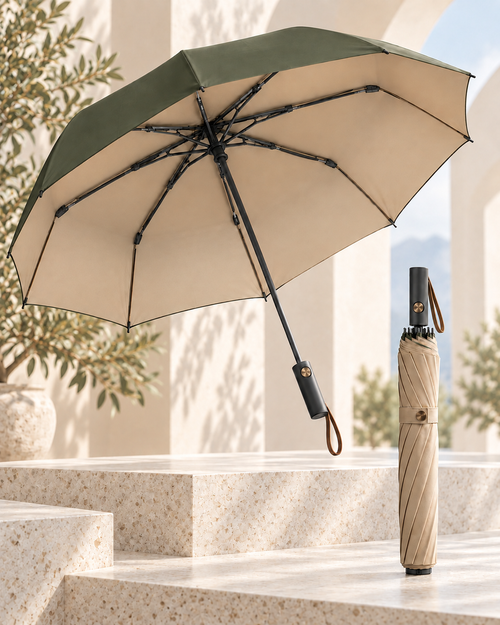 Uvenoria StormShield Reverse – Reinforced Automatic Reverse-Fold Umbrella